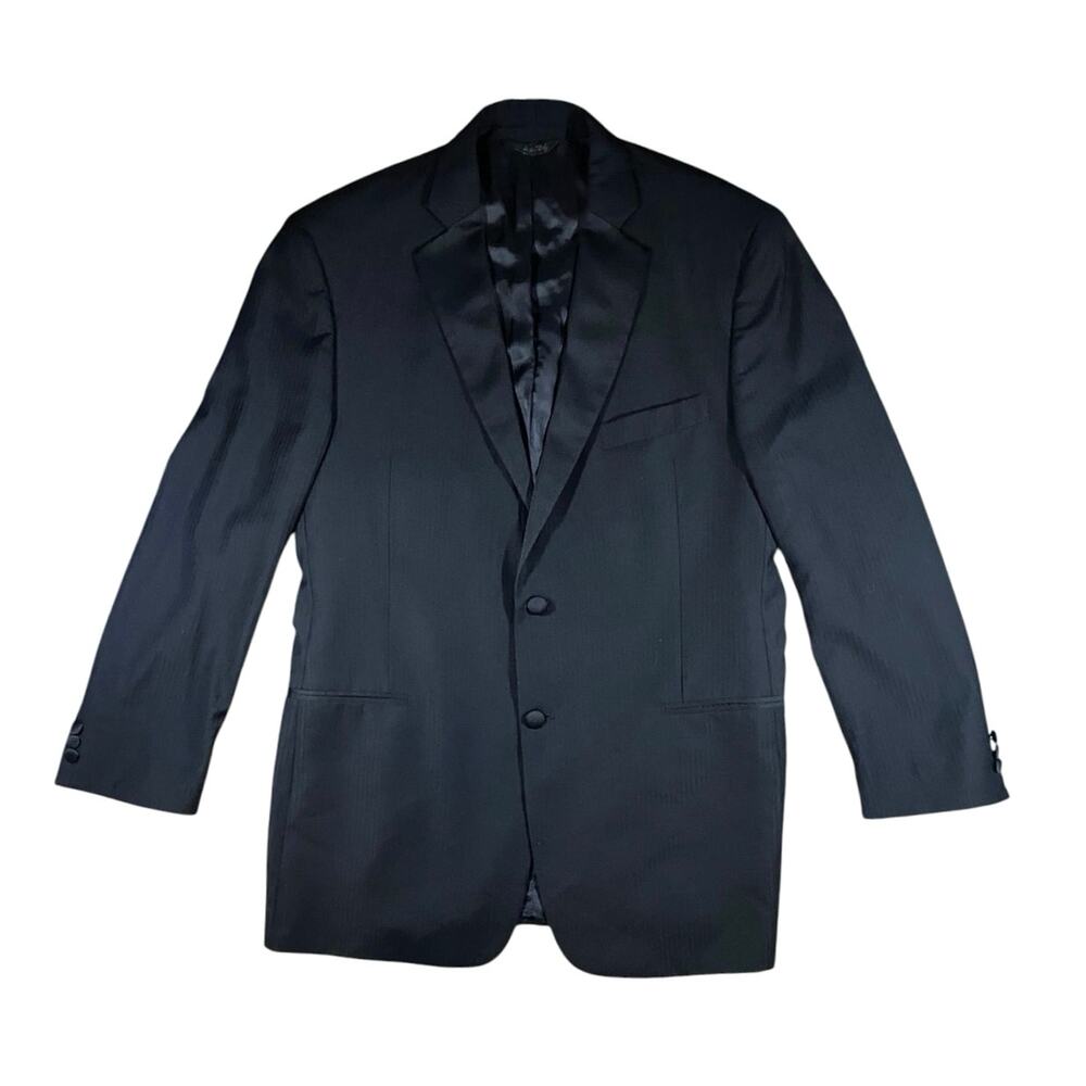 Ermenegelda Zegna Super 150 Italian Wool Pinstripe Blazer - 44L